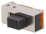 Comutator Glisant 2 Pozitii SPDT 0,3A/30VDC ON-ON PCB THT