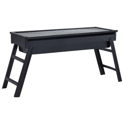 vidaXL Grătar de camping portabil, 60 x 22,5 x 33 cm 46610 foto