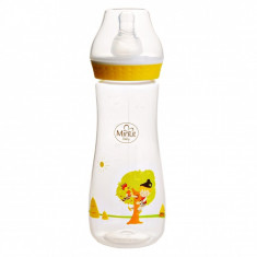 Biberon Pupaza din tei Minut Baby, 250 ml, 3 luni+ foto