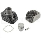 Set motor + chiulasa moped Piaggio Bravo - Boxer - Ciao - Grillo &ndash; Si 2T AC 65cc D43.00 mm bolt 12