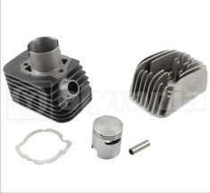 Set motor + chiulasa moped Piaggio Bravo - Boxer - Ciao - Grillo &ndash; Si 2T AC 65cc D43.00 mm bolt 12