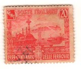 SV * Italia 20 CENTESIMI 1939 * Centenar Caile Ferate Italiene - 1839