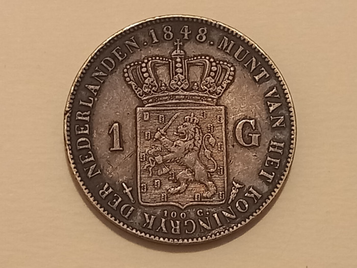 Olanda, 1 Gulden 1848