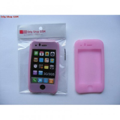 Husa Silicon Slim Apple iPhone 3G/3GS Pink foto