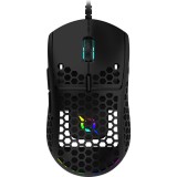 Mouse Gaming Aqirys Doradus, 12000 dpi, Iluminare RGB, Negru