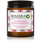 Air Wick Botanica Island Rose &amp; African Geranium lum&acirc;nare parfumată cu aromă de trandafiri 205 g