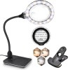 Lupa de Marit 10X, 20X din Sticla, cu Suport si Cleste, 3 Culori de Lumina, MG-HYZ-110