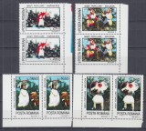 ROMANIA 1996 LP 1400 MASTI POPULARE PERECHE SERII MNH