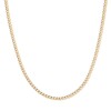 Lant Aur 14K Curb Fin, Zale Mici, 45cm. Lant aur galben 585, model clasic, elegant. Garantie 24 luni. Cutie cadou.