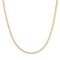 Lant Curb Fin din Aur 14K &ndash; Model Clasic cu Zale Mici, 45 cm