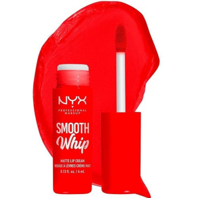 Ruj de Buze Lichid Mat, NYX Professional Makeup, Smooth Whip Matte, 12 Icing On Top, 4 ml foto