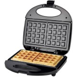 Aparat de facut vafe Blueberry, Esperanza, 1000W, 23.1 x 23.1 x 7.7cm, Negru