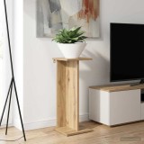 vidaXL Suport pentru plante 2 pcs Stejar Artizanal 25 x 25,5 x 60,5 cm 899673