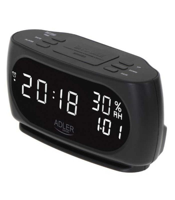 Ceas alarma afisare temperatura si umiditate AD1186 ADLER
