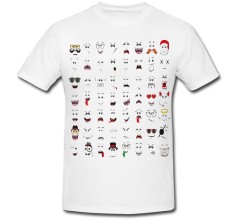 Tricou &amp;quot; Cartoon face &amp;quot; foto