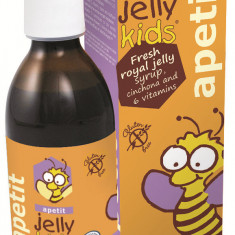 Sirop apetit cu laptisor de matca, vitamine si cinchona Jelly Kids, 250ml, Eladiet