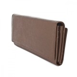 Cumpara ieftin Portofel dama din piele naturala maro, original Hassion A05 - Magrot