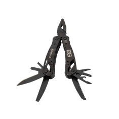 Cleste patent multifunctional pliabil cu husa, negru, unelte integrate
