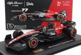 Model Alfa Romeo F1 C43 BBurago #77 Valtteri Bottas 2023 1:43 Signature - 1:43