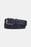 Tommy Jeans curea de piele barbati, culoarea albastru marin, AM0AM12926