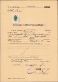 A1219 Certificat de moralitate, 1942, Oradea