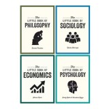 The Little Book of Philosophy, Sociology, Economics &amp; Psychology 4 Books Collection Set