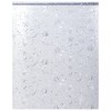 Folie fereastra, model sablat cu floare, 90x500 cm, PVC