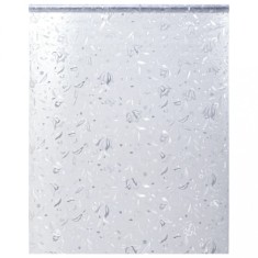 vidaXL Folie fereastră, model sablat cu floare, 90x500 cm, PVC foto