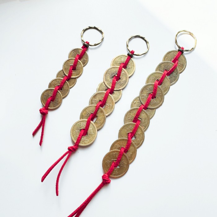 Amulete Feng Shui cu 5, 6 si 9 monede chinezesti