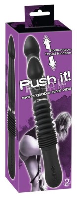 Vibrator cu miscare sus/jos de 6cm Push it ! foto