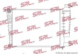 Radiator Citroen Xsara 00, Zx 97; Peugeot 306 97, 306 01, motor: 1.4, 1.6, 1.8, iesire - conector rapid, 460x358x22, SRLine, Aluminiu/ Plastic