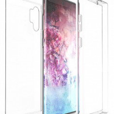 Husa Samsung Galaxy Note 10 360 Grade silicon fata TPU spate Transparenta