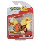 Figurina articulata, Pokemon, Battle Ready, Arcanine, 10 cm