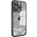 Husa protectie flippy pentru samsung a13 4g electroplated cu suport pentru camera, 1.5 mm grosime, protectie camera, negru