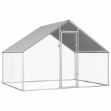 Cumpara ieftin Cotet de pasari pentru exterior, 2,75x2x1,92 m, otel galvanizat