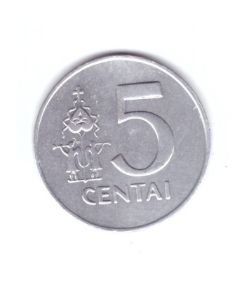 Moneda Lituania 5 centai 1991, stare buna, curata foto