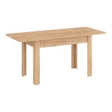 Cumpara ieftin Masa Quiin extensibila melamina culoare stejar 120x70x73.5 cm