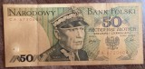 B11 21 - Bancnota foarte veche - Polonia - 50 zloti - 1979