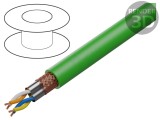 Cablu Ethernet Cat.5e 2x2x22AWG Cu PVC Verde