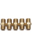 Conector țeavă cu filet exterior BSP hexagonal din alamă LTWFITTING 1/4 inch (set de 5 bucăți)