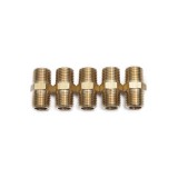 Conector țeavă cu filet exterior BSP hexagonal din alamă LTWFITTING 1/4 inch (set de 5 bucăți)