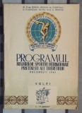 Programul Turneului Internațional de Volei, Rom&acirc;nia-1953