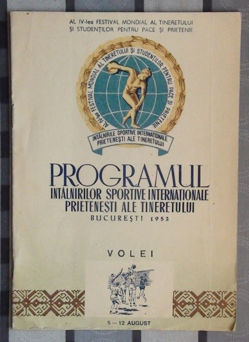 Programul Turneului Internațional de Volei, Rom&acirc;nia-1953