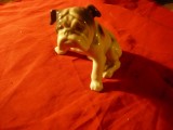 Bibelou Portelan Germania Metzler &amp; Ortloff Germania ,h=7,5cm - Buldog