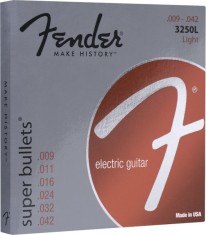 Corzi chitara electrica Fender Super Bullets 3250L Nickel Plated Steel Bullet End 9-42 foto