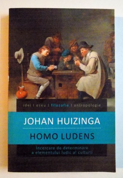 HOMO LUDENS , INCERCARE DE DETERMINARE A ELEMENTULUI LUDIC AL CULTURII de JOHAN HUIZINGA , EDITIA A 5 A , 2012 , PREZINTA HALOURI DE APA