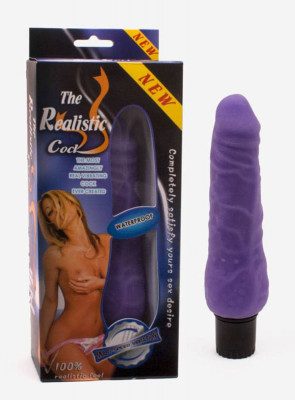 The Realistic Cock - Vibrator mov, 19 cm foto