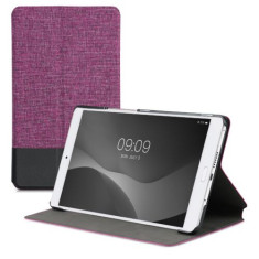 Husa pentru tableta Huawei MediaPad M3 8.4&amp;quot;, Kwmobile, Violet/Negru, Textil, 40749.07 foto