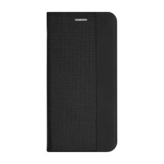 Husa tip carte Sensitive compatibila cu Samsung Galaxy J5 2017, inchidere magenetica, Negru