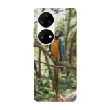 Husa compatibila cu Huawei Nova 8i model Macaw parrot , Silicon, TPU, Viceversa